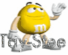 Tay-Stee Yellow M&M Top