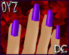 dYz Glossy Nails Purple