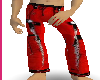 Tripp red chain pants