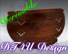 Derivable round commode