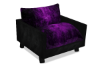 Wooden PurpleBlack Couch