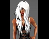 White/Black Sueon Hair