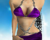 Sexy Purple Link Dress