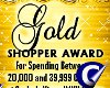 CLV GOLD SHOPPER AWARD