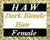 Dark Blonde Hair - F