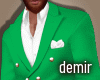 [D] Fashion green jacket
