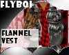 ReD Flannel w|Vest