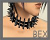 *BB spiked collar (M)