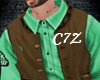 Shirt + Vest Brown Green
