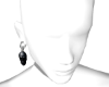 A ) black earring