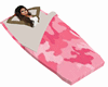 Pink indiv, sleeping bag