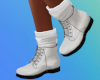 White Hiking Boots