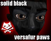 Black Versafur Paws (M)