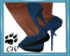 CW Blue Sparkle Pumps