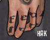 hrk. hand tattoo