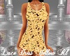 Lace Dress Yellow Rl