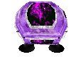 Purple Wolf Coffin