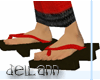 Red and Black Geta