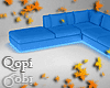 Dodger Blue Neon Couch