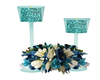 Teal Centerpiece