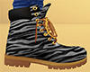 Gray Stripe Work Boots 2 (M)