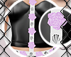 $ Purple Flower Harness 