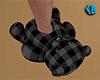Gray Teddy Sliper Plad M