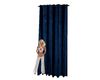 Royal blu velvet curtain