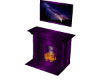 Purple Hazy Fireplace