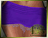 LS~XXL Purple Mini Skirt