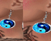 (AC) Earrings Blue Tumbl