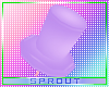 ⓢ Pin Stool - Purple