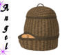 Wicker Bread Carrier