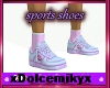 sports shoes pink