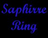 Saphirre wedding band