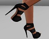 H/Black Strap Heels
