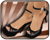|Px| Black Satin Heels