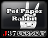 [J37] Pet Paper Rabbit 2