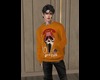 GhostFace Orange Sweater