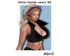 Olivia blonde years 50