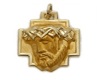 Gold Jesus Necklace