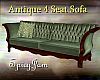 Antique 4 Seat Sofa LtGn