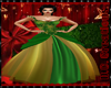 DC! XMas Gown Green/Gold