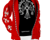RED CHROME HOODIE