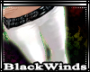 BW| White Emo Pants