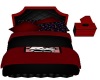 Blk/Red HelloKitty Bed