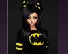 Batman Girl Cute Sweet Doll Dolls Girls BLack Yellow BOW