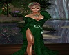Brie Green Velvet Gown