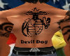 Devil Dog& marine tat