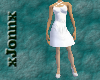 xJx White Evening Dress